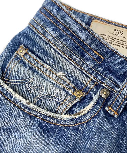 PT05（ピーティーゼロチンクエ）PT05 (ピーティーゼロチンクエ) ストレートデニムパンツ インディゴ サイズ:30の古着・服飾アイテム