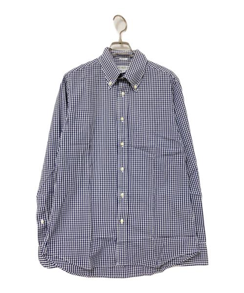 INDIVIDUALIZED SHIRTS（インディビジュアライズドシャツ）INDIVIDUALIZED SHIRTS (インディビジュアライズドシャツ) チェックシャツ ブルー サイズ:33の古着・服飾アイテム