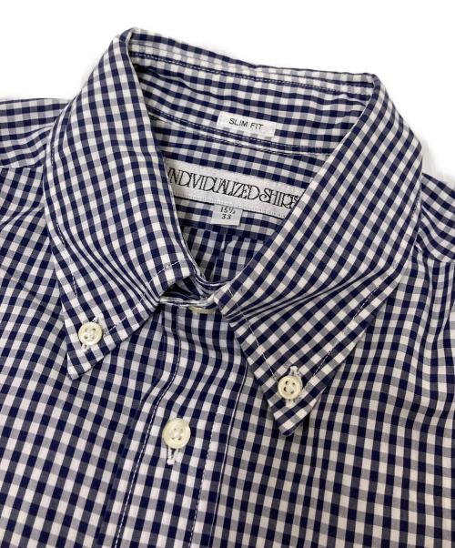 INDIVIDUALIZED SHIRTS（インディビジュアライズドシャツ）INDIVIDUALIZED SHIRTS (インディビジュアライズドシャツ) チェックシャツ ブルー サイズ:33の古着・服飾アイテム