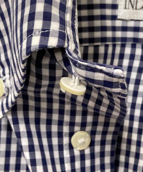 INDIVIDUALIZED SHIRTS（インディビジュアライズドシャツ）INDIVIDUALIZED SHIRTS (インディビジュアライズドシャツ) チェックシャツ ブルー サイズ:33の古着・服飾アイテム