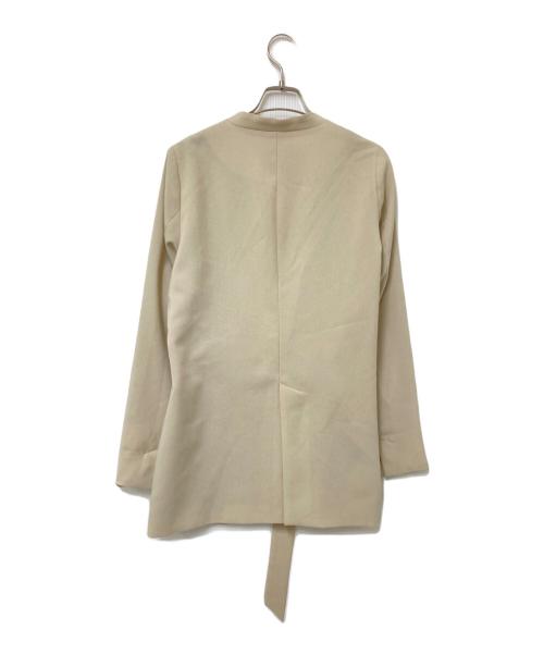 PUBLIC TOKYO（パブリックトウキョウ）PUBLIC TOKYO (パブリックトウキョウ) ノーカラージャケット ベージュ サイズ:下記参照の古着・服飾アイテム