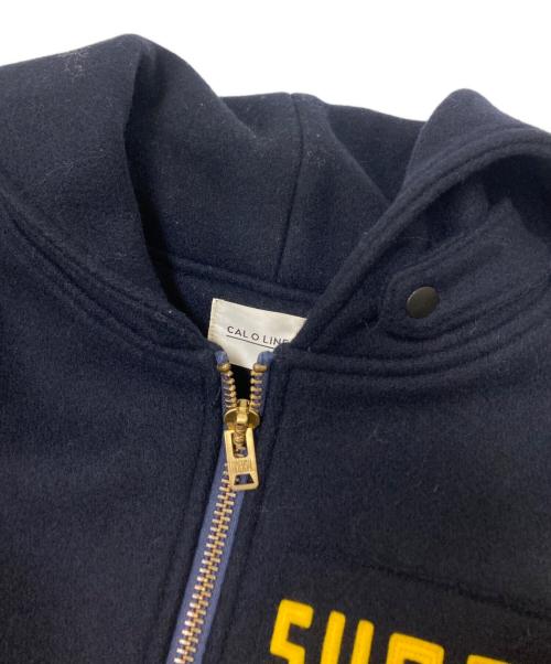 CAL O LINE（キャルオーライン）CAL O LINE (キャルオーライン) CADET HOODED COATN ネイビー サイズ:Mの古着・服飾アイテム