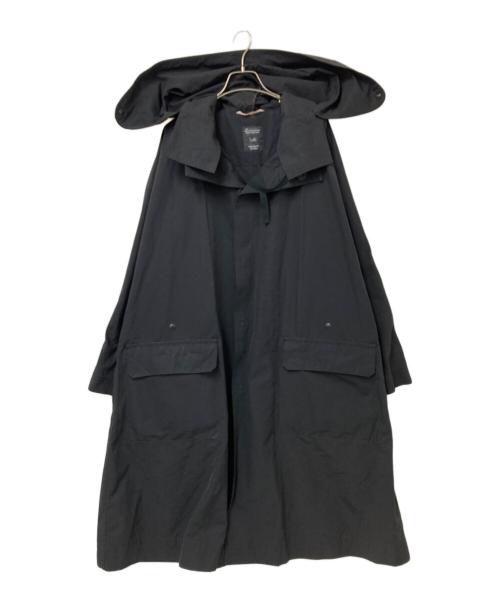 Leh（レー）Leh (レー) バックプリントフーデッドコート ブラック サイズ:Mの古着・服飾アイテム