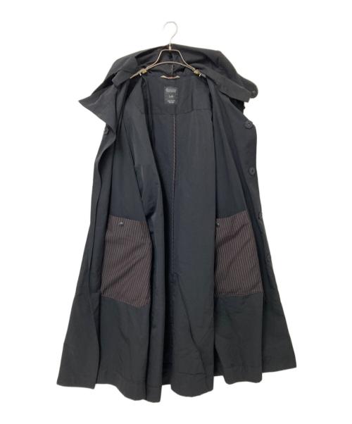 Leh（レー）Leh (レー) バックプリントフーデッドコート ブラック サイズ:Mの古着・服飾アイテム
