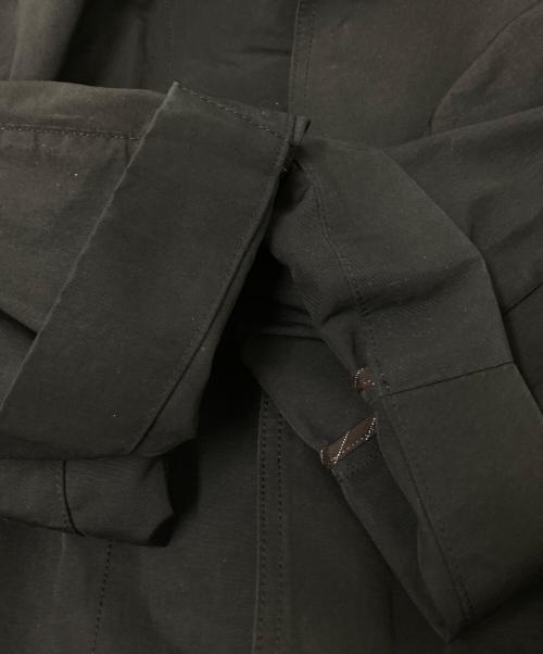 Leh（レー）Leh (レー) バックプリントフーデッドコート ブラック サイズ:Mの古着・服飾アイテム