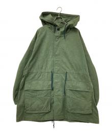 KUON（クオン）の古着「フーデッドコート」｜グリーン