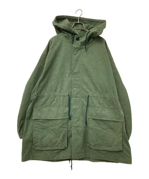 KUON（クオン）KUON (クオン) フーデッドコート グリーン サイズ:Lの古着・服飾アイテム