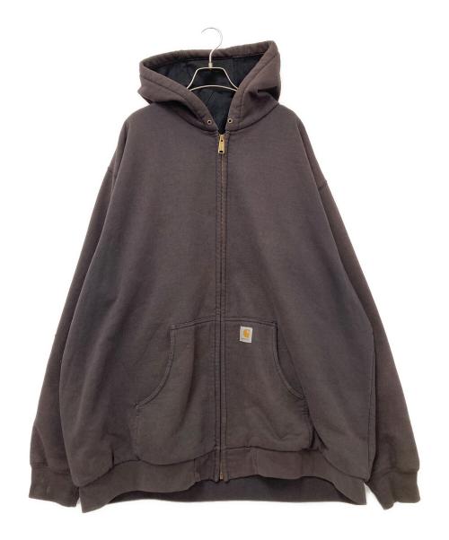 CarHartt（カーハート）CarHartt (カーハート) オーバサイズジップパーカー ブラウン サイズ:下記参照の古着・服飾アイテム