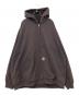 CarHartt（カーハート）の古着「オーバサイズジップパーカー」｜ブラウン
