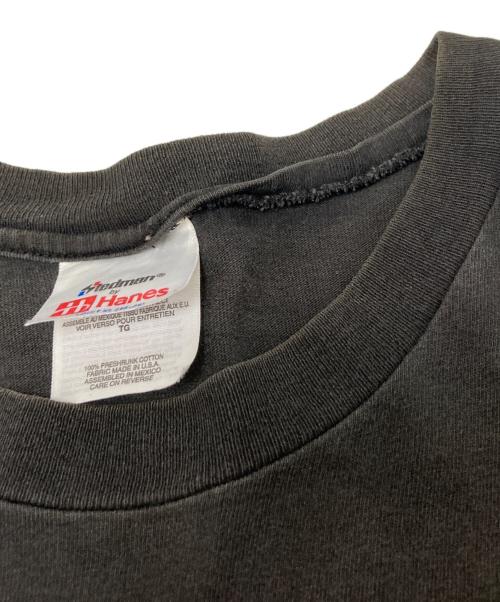 Hanes（ヘインズ）Hanes (ヘインズ) バンドTシャツ ブラック×ホワイト サイズ:XLの古着・服飾アイテム