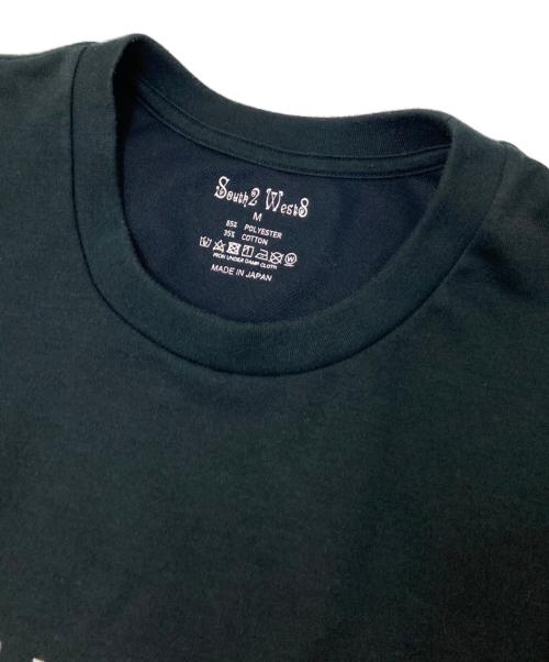 South2 West8（サウスツー ウエストエイト）South2 West8 (サウスツー ウエストエイト) プリントTシャツ ブラック サイズ:Mの古着・服飾アイテム