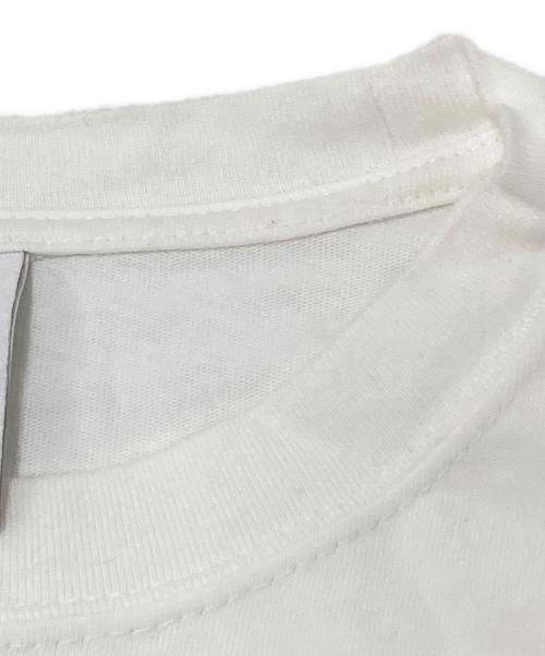 NIKE（ナイキ）NIKE (ナイキ) stussy (ステューシー) コラボプリントTシャツ ホワイト×オレンジ サイズ:Lの古着・服飾アイテム