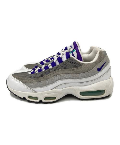 NIKE（ナイキ）NIKE (ナイキ) AIR MAX 95 LV8 ホワイト×パープル サイズ:25.5cmの古着・服飾アイテム