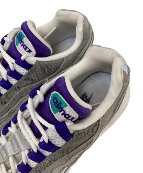 NIKE（ナイキ）NIKE (ナイキ) AIR MAX 95 LV8 ホワイト×パープル サイズ:25.5cmの古着・服飾アイテム