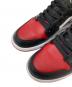 中古・古着 NIKE (ナイキ) AIR JORDAN 1LOW ブラック×レッド サイズ:28.5cm：7000円