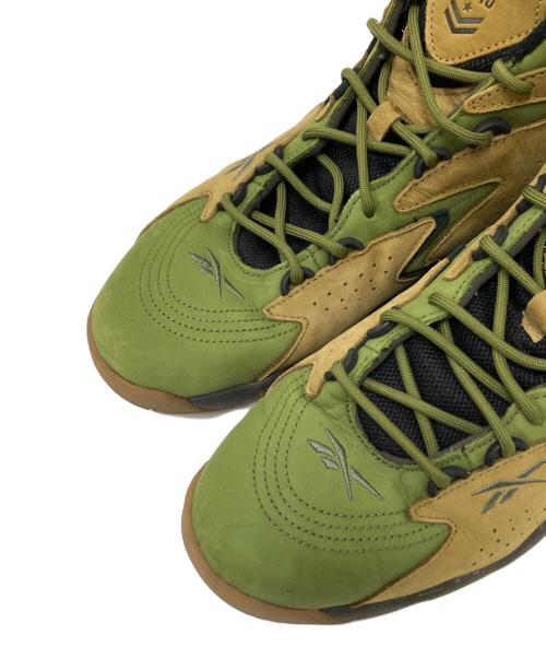 REEBOK（リーボック）REEBOK (リーボック) ATMOS (アトモス) MOBIUS ベージュ×グリーン サイズ:28.5cmの古着・服飾アイテム