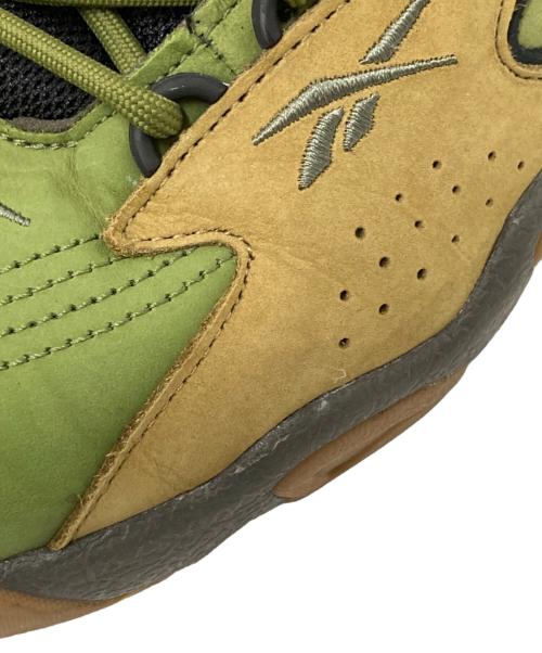 REEBOK（リーボック）REEBOK (リーボック) ATMOS (アトモス) MOBIUS ベージュ×グリーン サイズ:28.5cmの古着・服飾アイテム