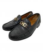 Salvatore Ferragamoサルヴァトーレ フェラガモ）の古着「ガンチーニビットローファー」｜ブラック