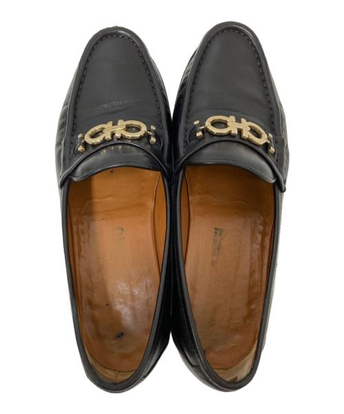 Salvatore Ferragamo（サルヴァトーレ フェラガモ）Salvatore Ferragamo (サルヴァトーレ フェラガモ) ガンチーニビットローファー ブラック サイズ:8Dの古着・服飾アイテム