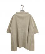 me ISSEY MIYAKEミーイッセイ ミヤケ）の古着「プリーツカットソー」｜ホワイト