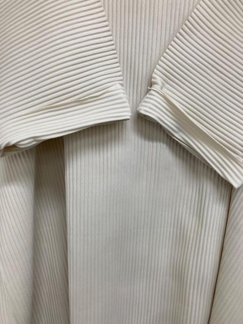 me ISSEY MIYAKE（ミーイッセイ ミヤケ）me ISSEY MIYAKE (ミーイッセイ ミヤケ) プリーツカットソー ホワイト サイズ:表記無しの古着・服飾アイテム