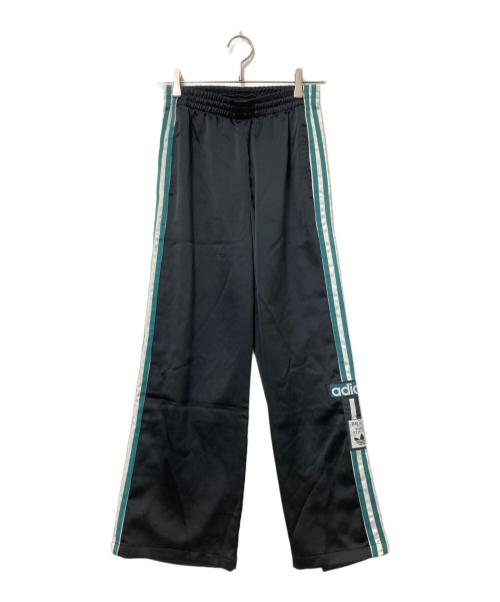 adidas（アディダス）adidas (アディダス) OG TRACK PANTS ブラック×グリーン サイズ:Sの古着・服飾アイテム