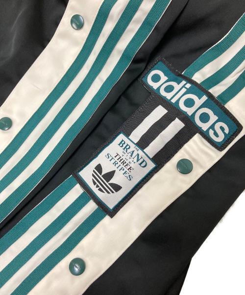 adidas（アディダス）adidas (アディダス) OG TRACK PANTS ブラック×グリーン サイズ:Sの古着・服飾アイテム