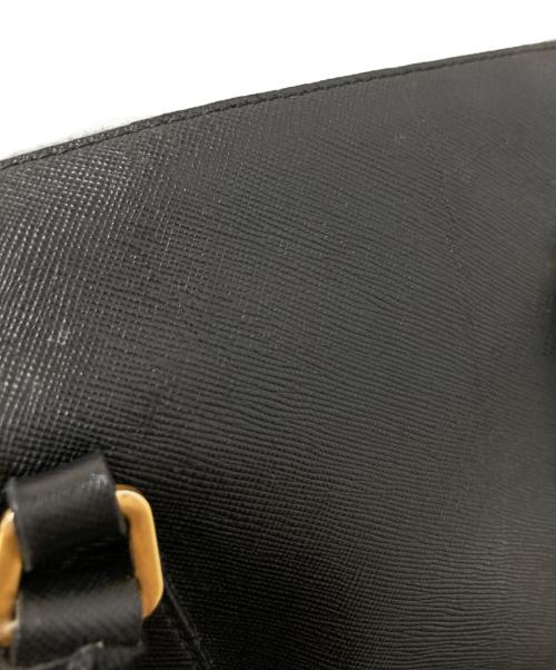 PRADA（プラダ）PRADA (プラダ) サフィアーノレザーボストンバッグ ブラック サイズ:下記参照の古着・服飾アイテム