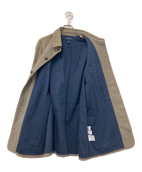 LAND'S END（ランズエンド）LAND'S END (ランズエンド) ヘリンボーンジャケット ベージュ サイズ:Lの古着・服飾アイテム