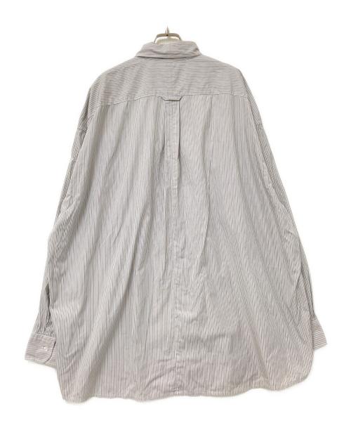 FAT（エフエーティー）FAT (エフエーティー) ストライプシャツ ベージュ サイズ:JUMBOの古着・服飾アイテム