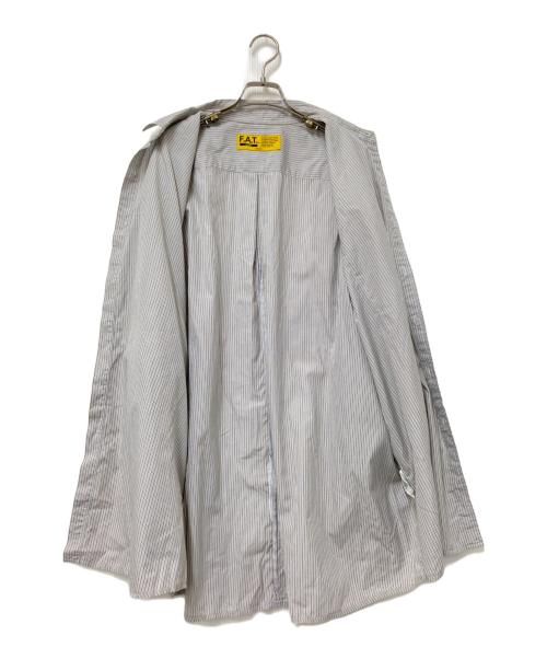 FAT（エフエーティー）FAT (エフエーティー) ストライプシャツ ベージュ サイズ:JUMBOの古着・服飾アイテム
