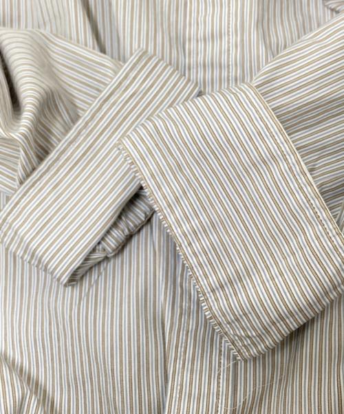 FAT（エフエーティー）FAT (エフエーティー) ストライプシャツ ベージュ サイズ:JUMBOの古着・服飾アイテム