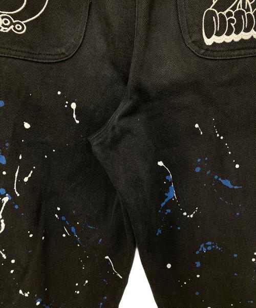 9090（9090）9090 (9090) ペインターパンツ ブラック サイズ:Mの古着・服飾アイテム