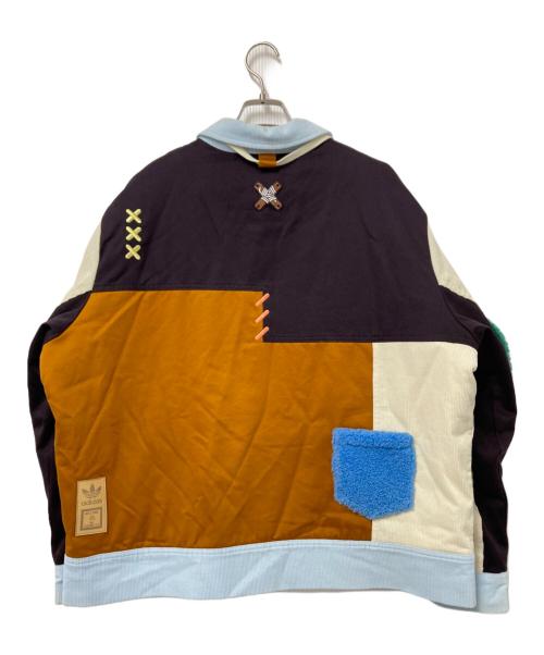 adidas（アディダス）adidas (アディダス) MELTING SADNESS グリーン×ホワイト×ブルー サイズ:Lの古着・服飾アイテム