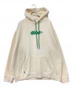 90909090）の古着「フーテッドパーカー」｜ベージュ