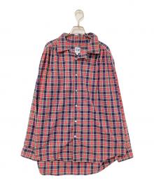 AiE（エーアイイー）の古着「チェックシャツ」｜レッド×ネイビー