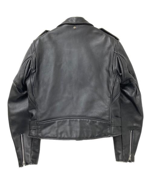 Schott（ショット）shott (ショット) レザーライダースジャケット ブラック サイズ:42の古着・服飾アイテム