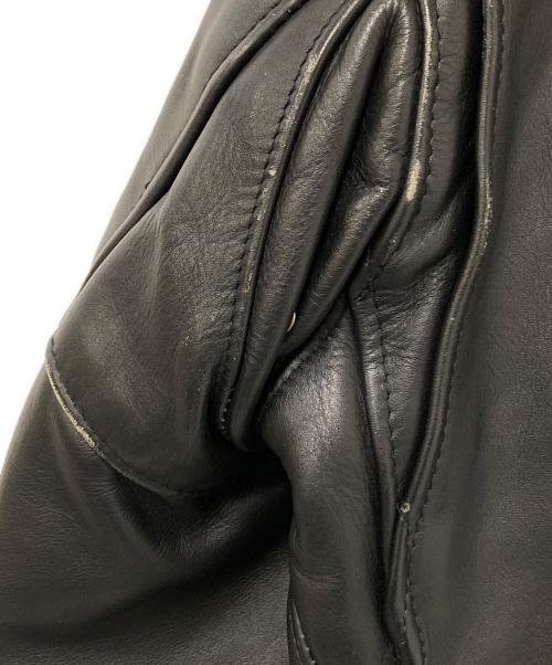 Schott（ショット）shott (ショット) レザーライダースジャケット ブラック サイズ:42の古着・服飾アイテム