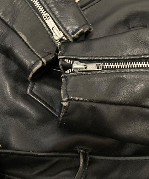 Schott（ショット）shott (ショット) レザーライダースジャケット ブラック サイズ:42の古着・服飾アイテム