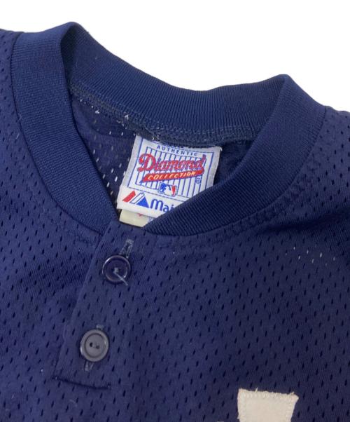 Majestic（マジェスティック）Majestic (マジェスティック) ゲームシャツ ネイビー サイズ:XLの古着・服飾アイテム