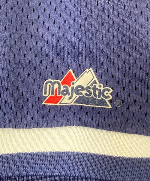 Majestic（マジェスティック）Majestic (マジェスティック) ゲームシャツ ネイビー サイズ:XLの古着・服飾アイテム