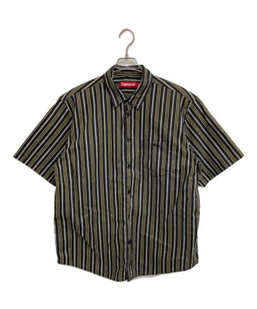 SUPREME（シュプリーム）SUPREME (シュプリーム) Loose Fit Multi Stripe S/S Shirt グリーン サイズ:Lの古着・服飾アイテム