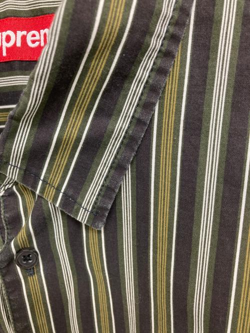 SUPREME（シュプリーム）SUPREME (シュプリーム) Loose Fit Multi Stripe S/S Shirt グリーン サイズ:Lの古着・服飾アイテム