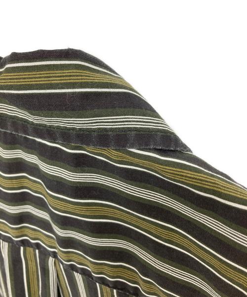 SUPREME（シュプリーム）SUPREME (シュプリーム) Loose Fit Multi Stripe S/S Shirt グリーン サイズ:Lの古着・服飾アイテム