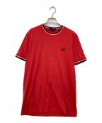FRED PERRYフレッドペリー）の古着「Tシャツ」｜レッド