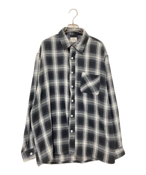 BACKERS（バッカーズ）BACKERS (バッカーズ) ネルシャツ ブラック サイズ: Lの古着・服飾アイテム