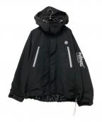 90909090）の古着「N Logo Tech Mountain Parka」｜ブラック