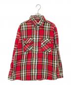 LEVI'Sリーバイス）の古着「チェックネルシャツ」｜レッド