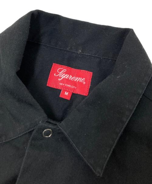 SUPREME（シュプリーム）SUPREME (シュプリーム) Thermal Work Shirt ブラック サイズ:Mの古着・服飾アイテム