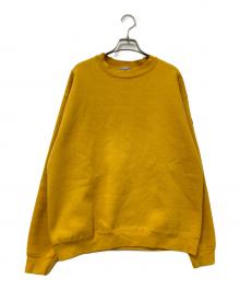 EDWIN（エドウィン）の古着「クルーネックスウェット」｜イエロー